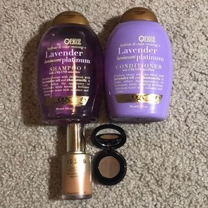 makeup lot with stila, ogx, and Anastasia brow